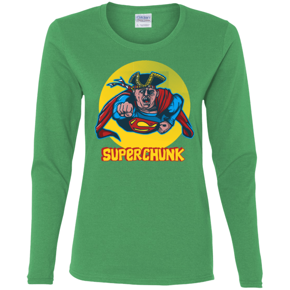 T-Shirts Irish Green / S Super Chunk Women's Long Sleeve T-Shirt