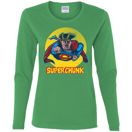 T-Shirts Irish Green / S Super Chunk Women's Long Sleeve T-Shirt