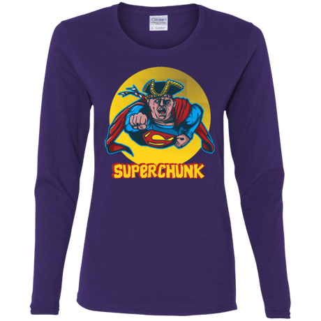 T-Shirts Purple / S Super Chunk Women's Long Sleeve T-Shirt