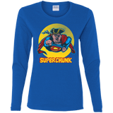 T-Shirts Royal / S Super Chunk Women's Long Sleeve T-Shirt