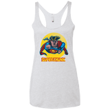 T-Shirts Heather White / X-Small Super Chunk Women's Triblend Racerback Tank