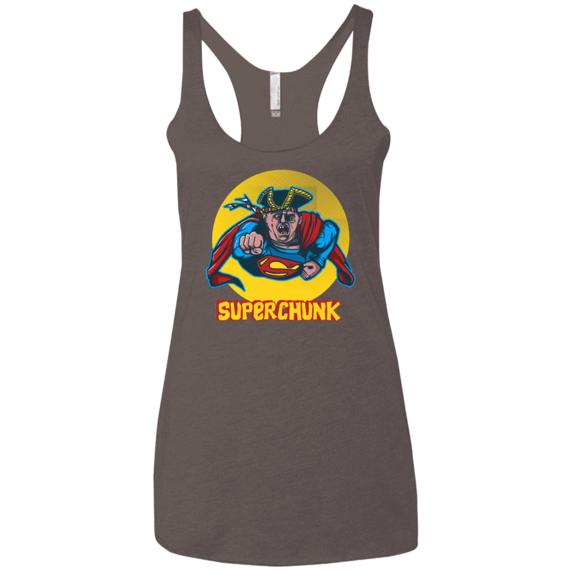 T-Shirts Macchiato / X-Small Super Chunk Women's Triblend Racerback Tank