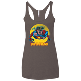 T-Shirts Macchiato / X-Small Super Chunk Women's Triblend Racerback Tank