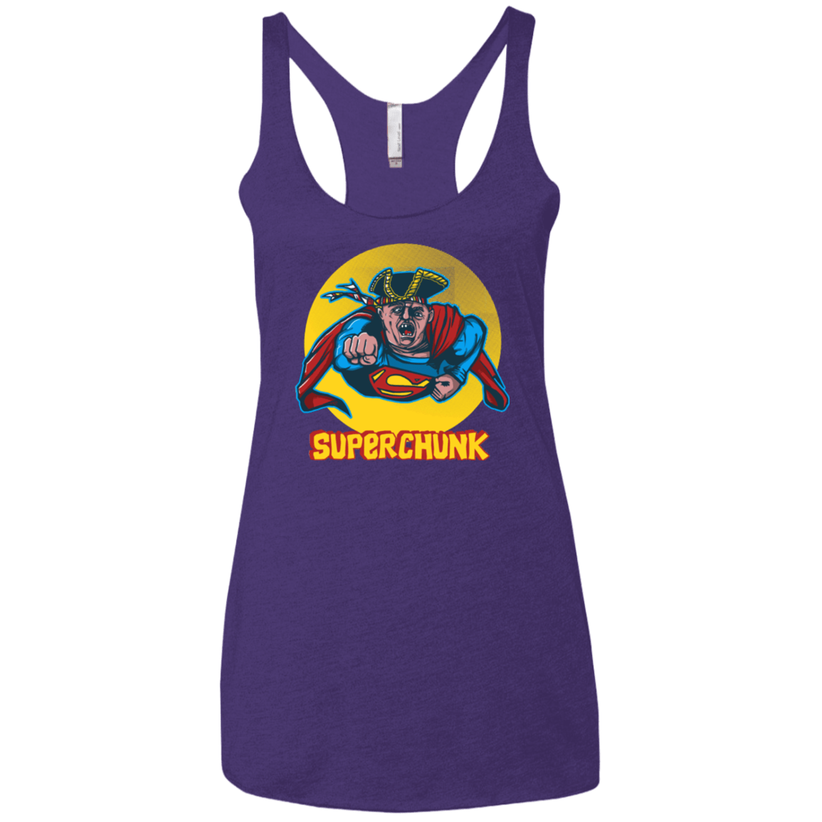 T-Shirts Purple Rush / X-Small Super Chunk Women's Triblend Racerback Tank