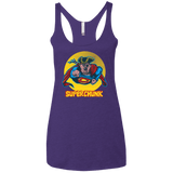 T-Shirts Purple Rush / X-Small Super Chunk Women's Triblend Racerback Tank