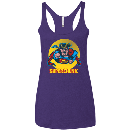 T-Shirts Purple Rush / X-Small Super Chunk Women's Triblend Racerback Tank