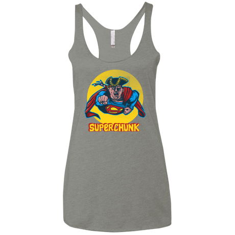 T-Shirts Venetian Grey / X-Small Super Chunk Women's Triblend Racerback Tank