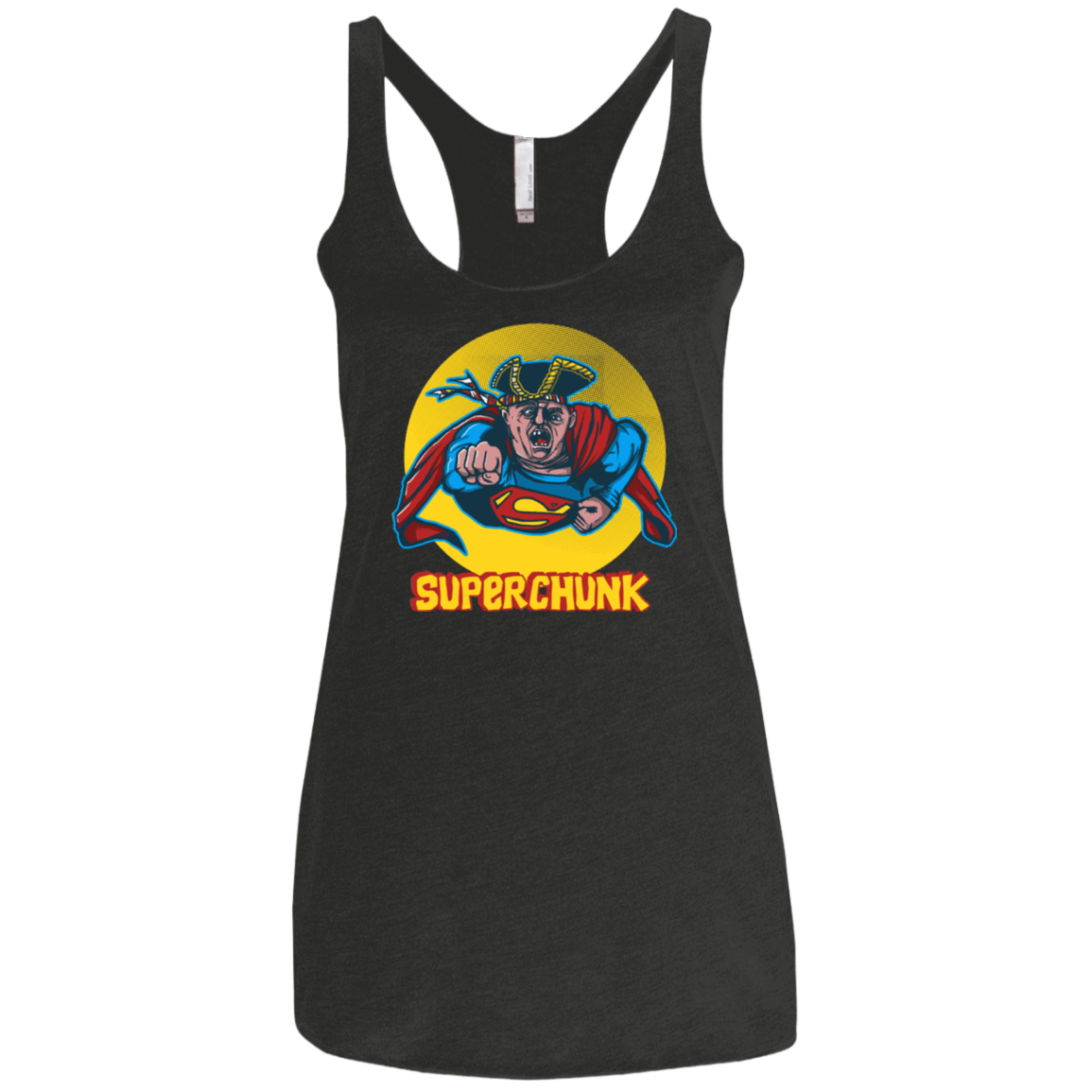 T-Shirts Vintage Black / X-Small Super Chunk Women's Triblend Racerback Tank