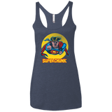 T-Shirts Vintage Navy / X-Small Super Chunk Women's Triblend Racerback Tank
