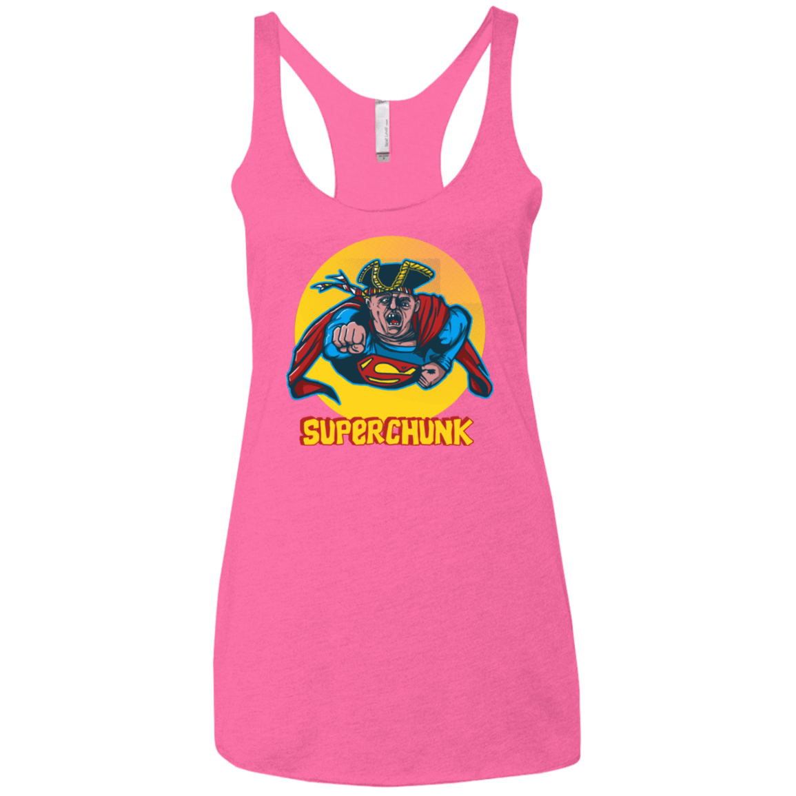 T-Shirts Vintage Pink / X-Small Super Chunk Women's Triblend Racerback Tank