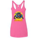 T-Shirts Vintage Pink / X-Small Super Chunk Women's Triblend Racerback Tank