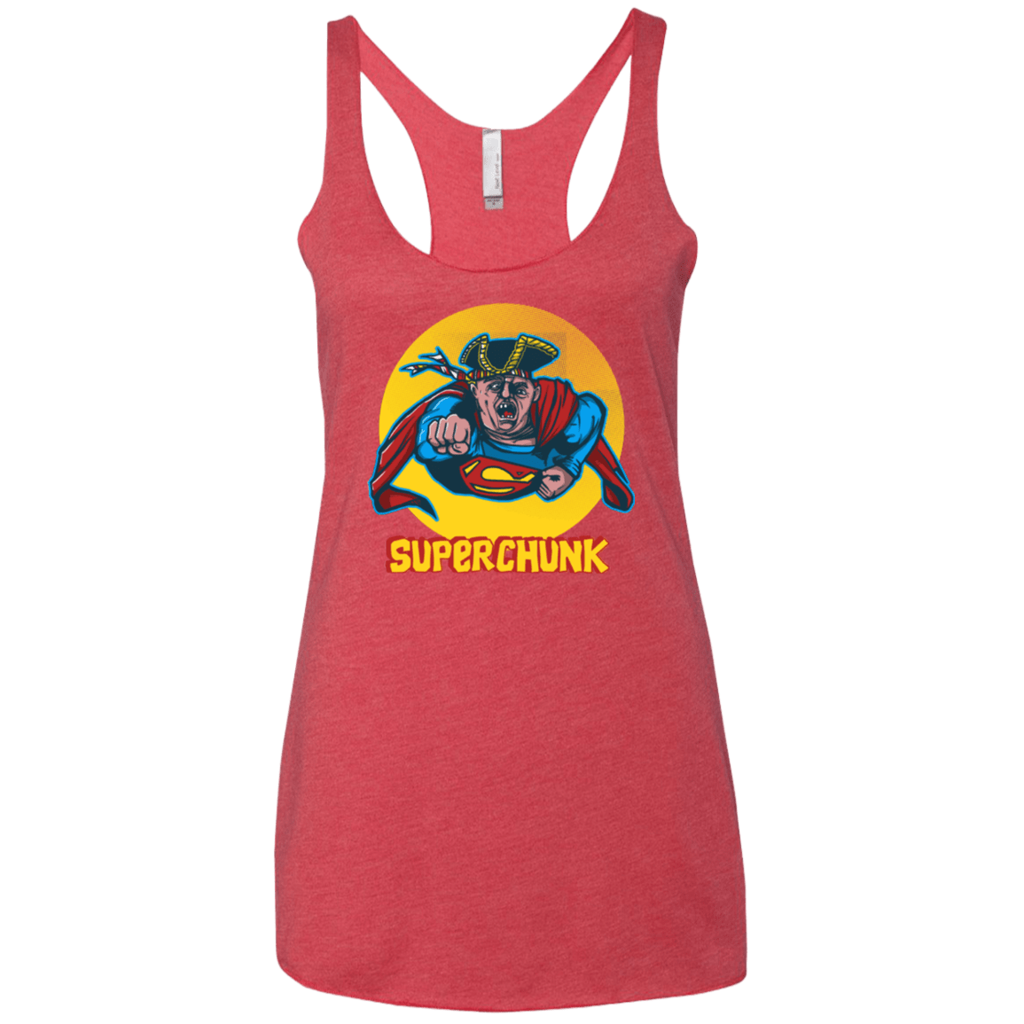 T-Shirts Vintage Red / X-Small Super Chunk Women's Triblend Racerback Tank