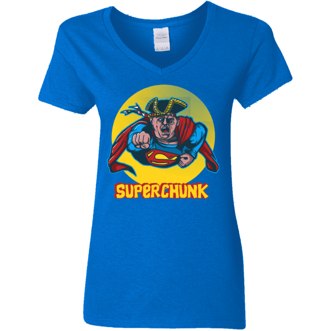 T-Shirts Royal / S Super Chunk Women's V-Neck T-Shirt