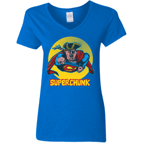 T-Shirts Royal / S Super Chunk Women's V-Neck T-Shirt