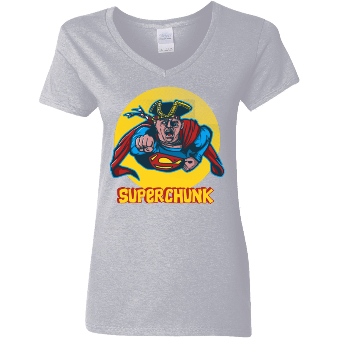 T-Shirts Sport Grey / S Super Chunk Women's V-Neck T-Shirt