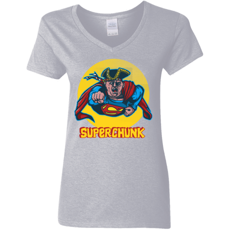 T-Shirts Sport Grey / S Super Chunk Women's V-Neck T-Shirt