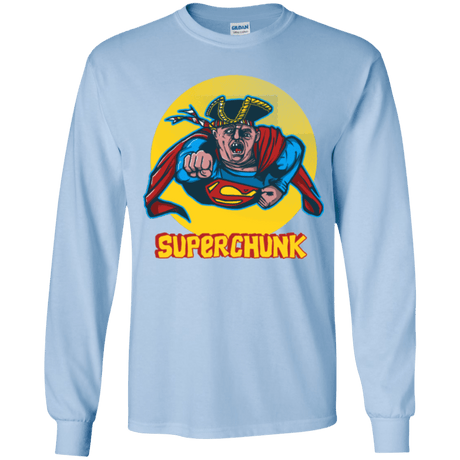 T-Shirts Light Blue / YS Super Chunk Youth Long Sleeve T-Shirt