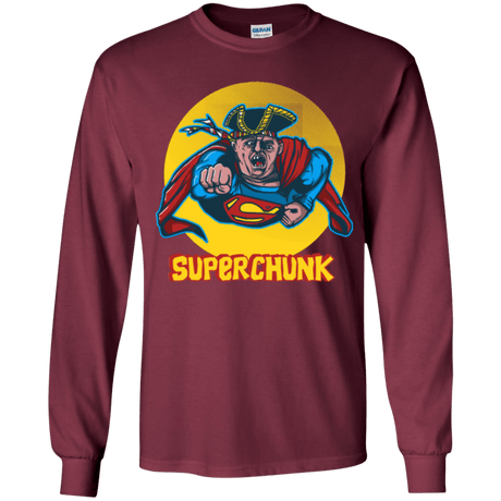 T-Shirts Maroon / YS Super Chunk Youth Long Sleeve T-Shirt