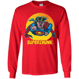 T-Shirts Red / YS Super Chunk Youth Long Sleeve T-Shirt