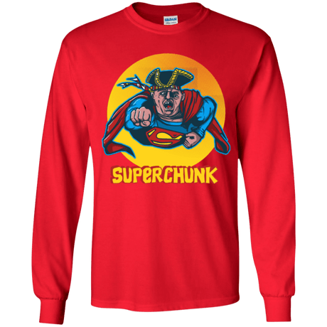 T-Shirts Red / YS Super Chunk Youth Long Sleeve T-Shirt