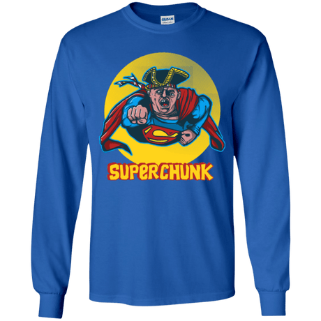 T-Shirts Royal / YS Super Chunk Youth Long Sleeve T-Shirt