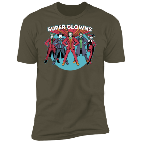 T-Shirts Military Green / S Super Clowns Men's Premium T-Shirt