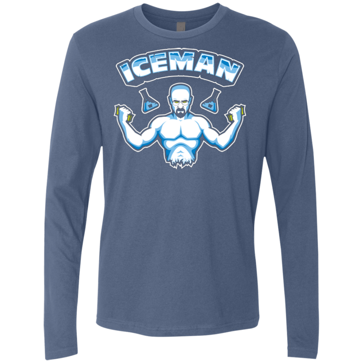 T-Shirts Indigo / Small Super Cook Men's Premium Long Sleeve