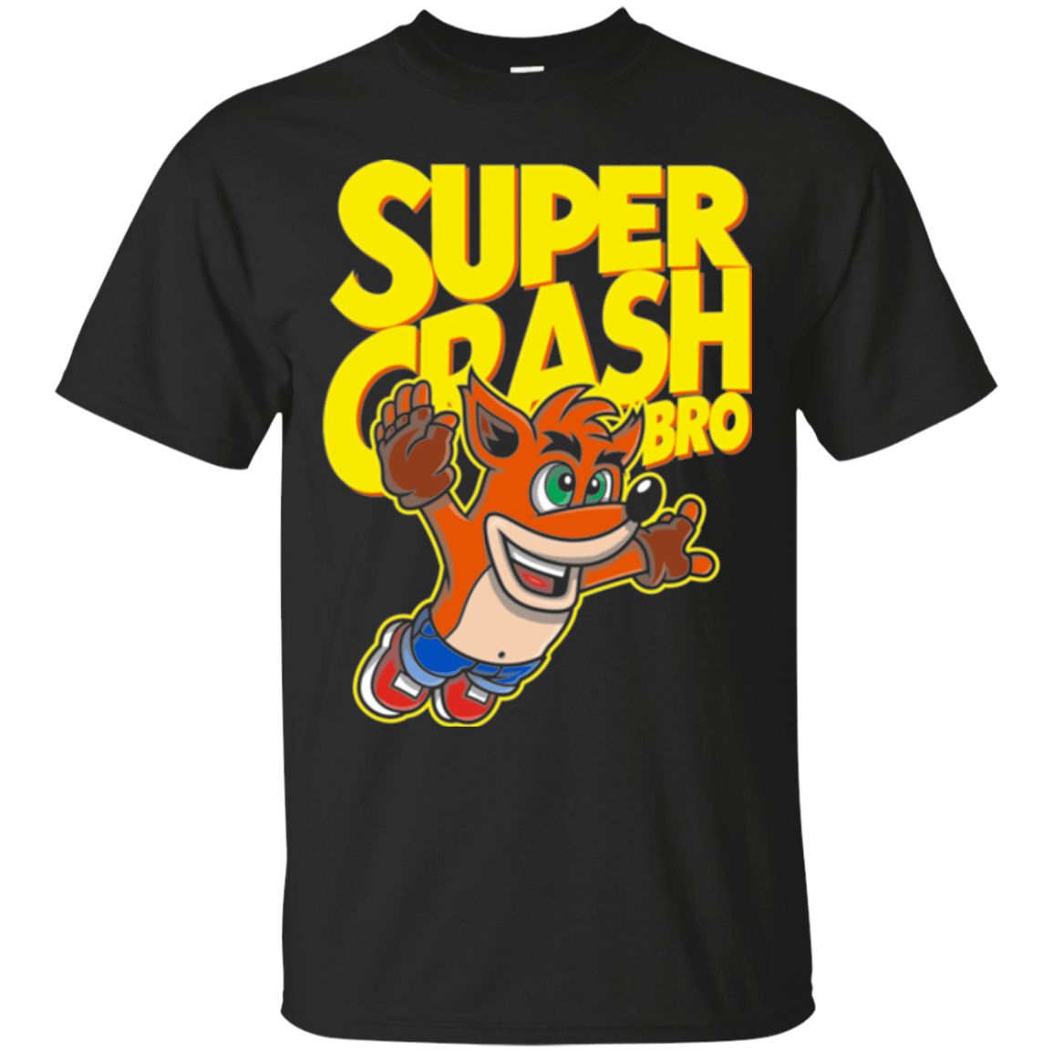 T-Shirts Black / Small Super Crash Bros T-Shirt