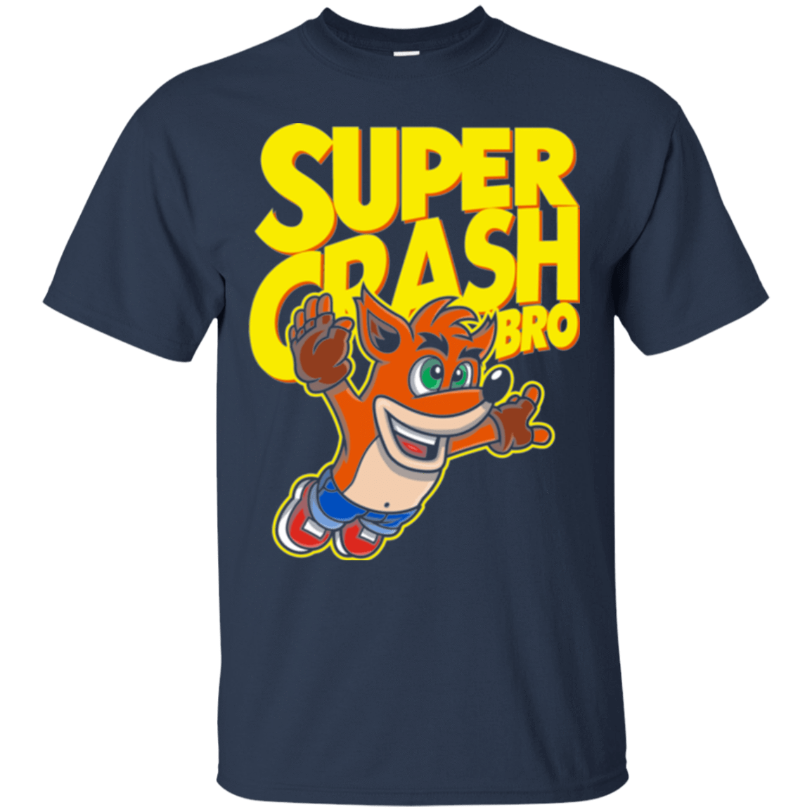 T-Shirts Navy / Small Super Crash Bros T-Shirt