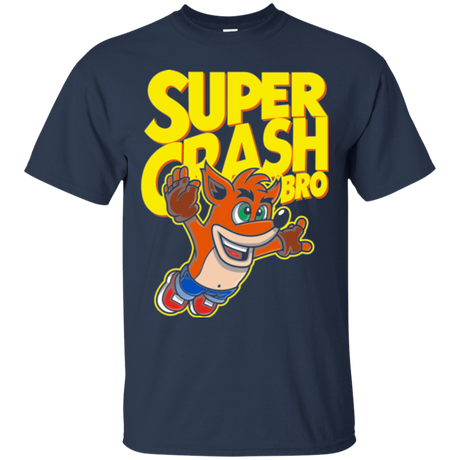 T-Shirts Navy / Small Super Crash Bros T-Shirt