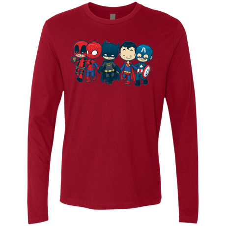 T-Shirts Cardinal / Small Super Cross Over Bros Men's Premium Long Sleeve