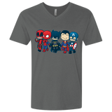 T-Shirts Heavy Metal / X-Small Super Cross Over Bros Men's Premium V-Neck