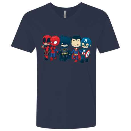 T-Shirts Midnight Navy / X-Small Super Cross Over Bros Men's Premium V-Neck