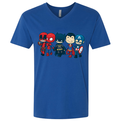 T-Shirts Royal / X-Small Super Cross Over Bros Men's Premium V-Neck