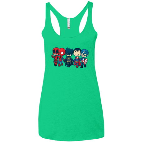 T-Shirts Envy / X-Small Super Cross Over Bros Women's Triblend Racerback Tank