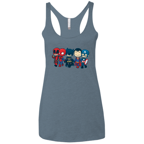 T-Shirts Indigo / X-Small Super Cross Over Bros Women's Triblend Racerback Tank