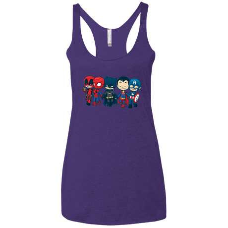 T-Shirts Purple / X-Small Super Cross Over Bros Women's Triblend Racerback Tank