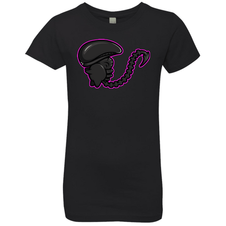 T-Shirts Black / YXS Super Cute Alien Girls Premium T-Shirt