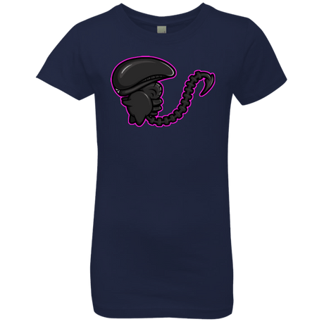 T-Shirts Midnight Navy / YXS Super Cute Alien Girls Premium T-Shirt