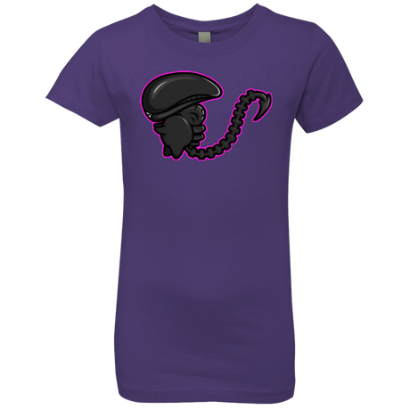 T-Shirts Purple Rush / YXS Super Cute Alien Girls Premium T-Shirt