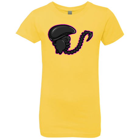 T-Shirts Vibrant Yellow / YXS Super Cute Alien Girls Premium T-Shirt