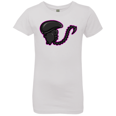 T-Shirts White / YXS Super Cute Alien Girls Premium T-Shirt