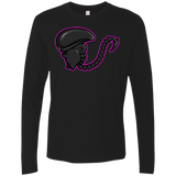 T-Shirts Black / Small Super Cute Alien Men's Premium Long Sleeve