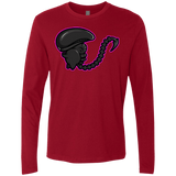 T-Shirts Cardinal / Small Super Cute Alien Men's Premium Long Sleeve