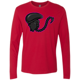 T-Shirts Red / Small Super Cute Alien Men's Premium Long Sleeve