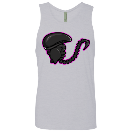T-Shirts Heather Grey / Small Super Cute Alien Men's Premium Tank Top
