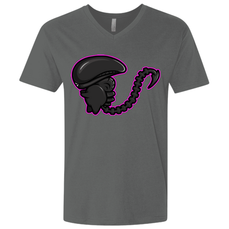 T-Shirts Heavy Metal / X-Small Super Cute Alien Men's Premium V-Neck