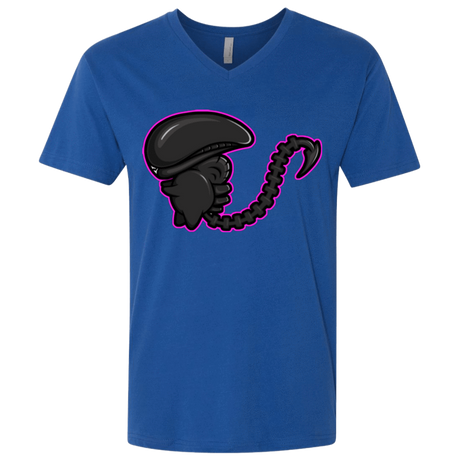 T-Shirts Royal / X-Small Super Cute Alien Men's Premium V-Neck