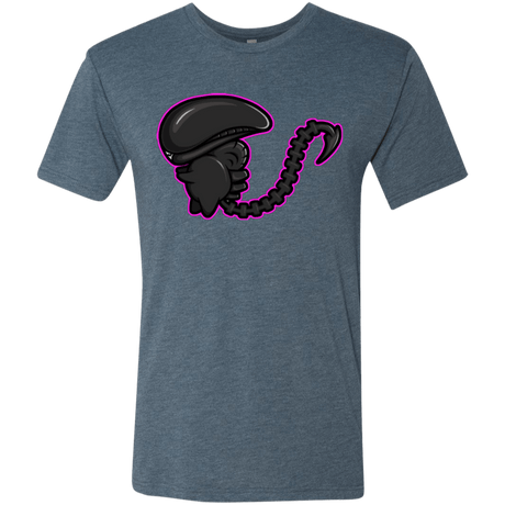 T-Shirts Indigo / Small Super Cute Alien Men's Triblend T-Shirt