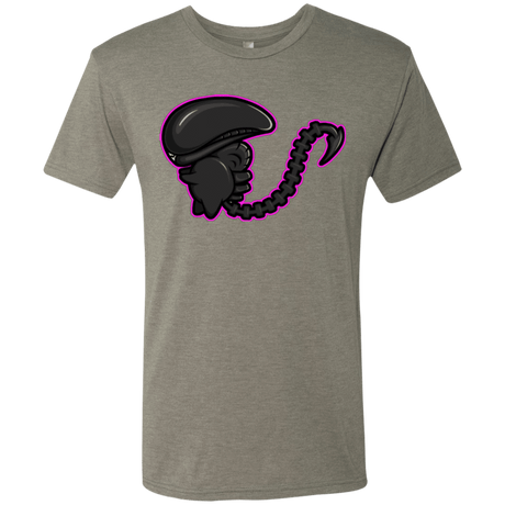 T-Shirts Venetian Grey / Small Super Cute Alien Men's Triblend T-Shirt